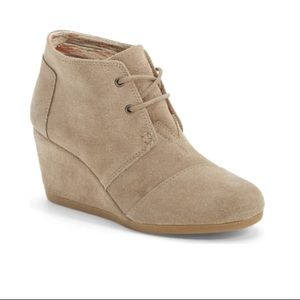 “Desert” Wedge Toms Booties